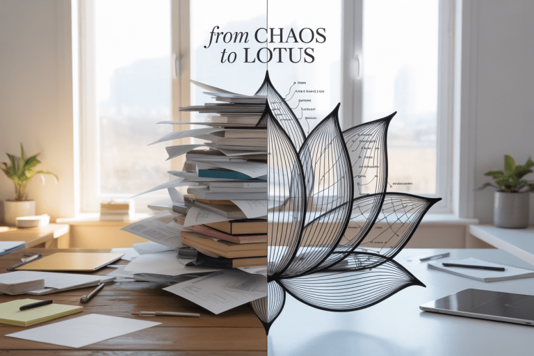 From Chaos to Lotus: The Simple Method to Organize Ideas and Learn Faster