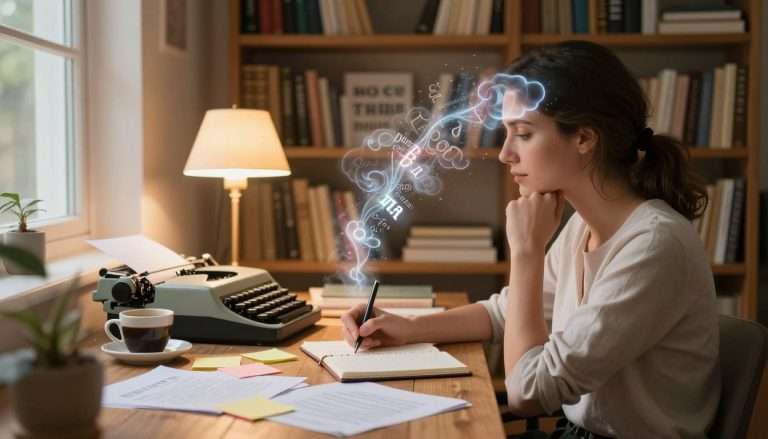 From thoughts to writing