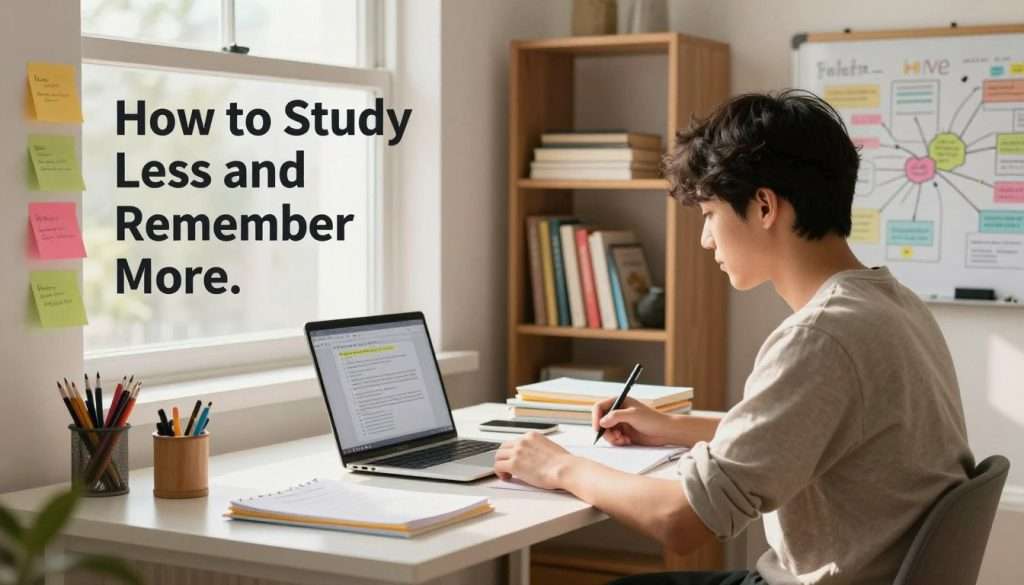 How to Study Less and Remember More: A Practical Method