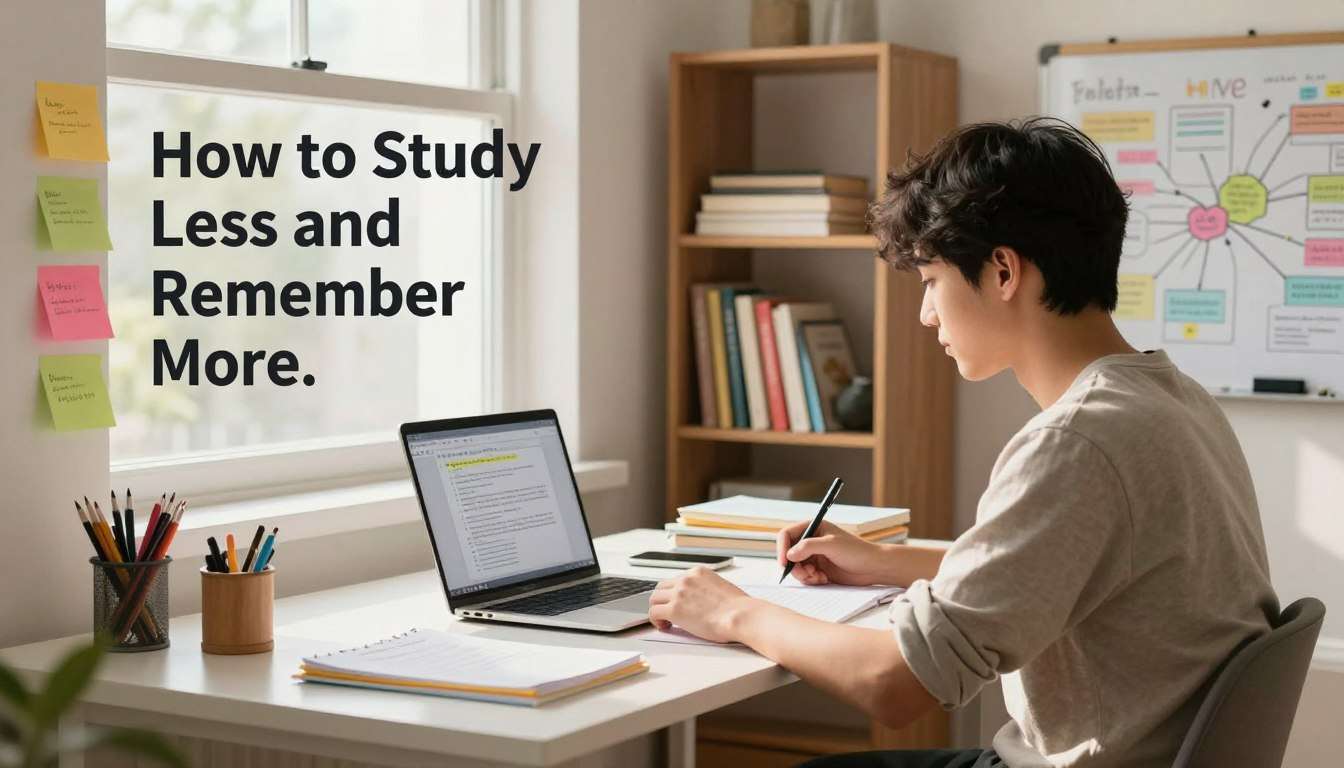 How to Study Less and Remember More A Practical Method