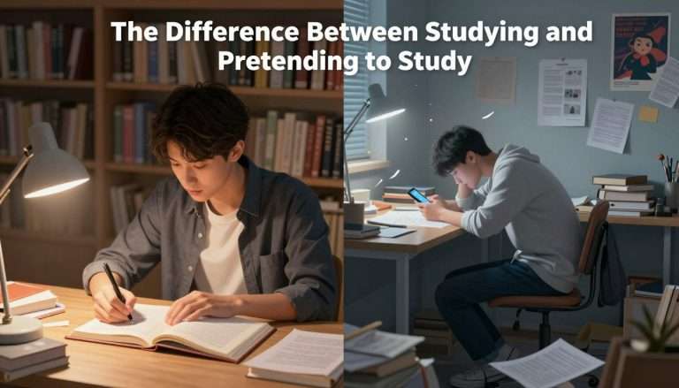 The Difference Between Studying and Pretending to Study