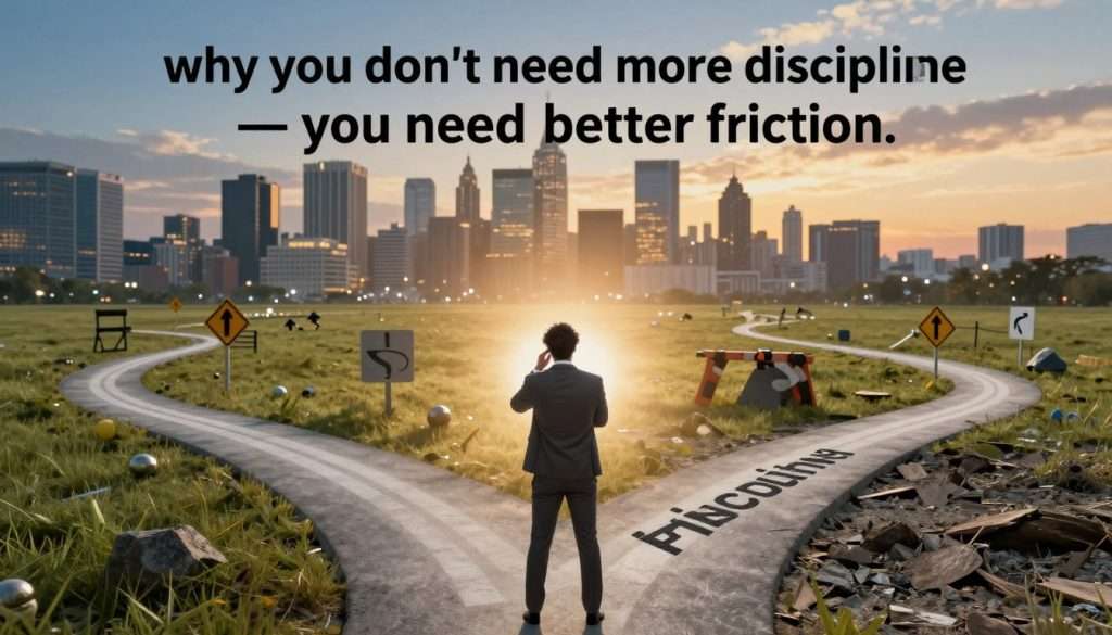 Why You Don't Need More Discipline — You Need Better Friction