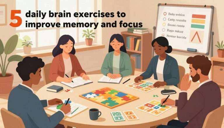5 Daily Brain Exercises to Improve Memory and Focus